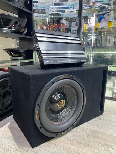 сабвуфер новый: Сабвуфер! Динамик 30 см и 4хканальный усилитель! — 1