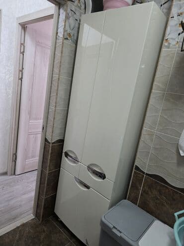 Шкафы: Шкаф для ванной, Б/у, Без зеркала — 2