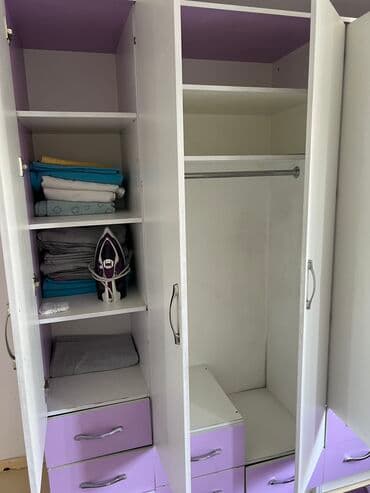 мебел сатылат: Б/у Состояние хорошее Договоримся на счёт цены Шифоньер 6створчетый — 4