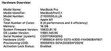 Б/у, Apple M1, ОЗУ, RAM: 16 ГБ — 3