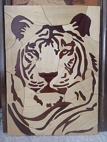 для дитей: Интерьерные панно из натурального дерева (интарсия/маркетри) - — 1