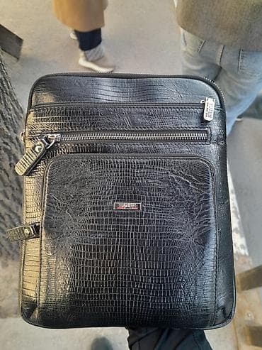 Аксессуары: Классическая сумка, Butun, Материал: Искусственная кожа, Регулируемый ремень, Мужские — 1