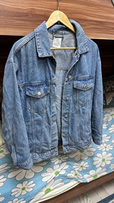 Джинсовая куртка классического кроя - Материал: плотный деним (100% — 1