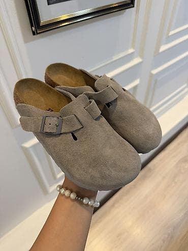 брюки клещ: Birkenstock Boston, размер 37 (240). - Материал верха: натуральная — 3