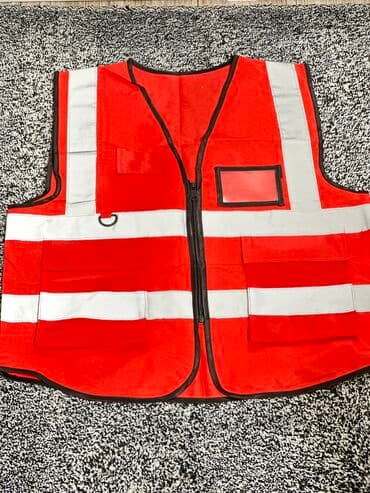 светоотражающие: Жилеты строительные. Строительные жилеты. Светоотражающие жилеты. 400 — 2