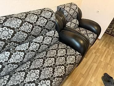пос: Комплект мягкой мебели, цвет - Черный — 1