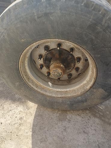 тонар притсеп: Оси на прицеп и на ленивец SAF 19.5 полный комплект с колесами . BP — 7