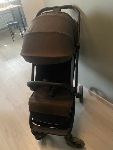 удобная детская коляска: Коляска, цвет - Коричневый — 4
