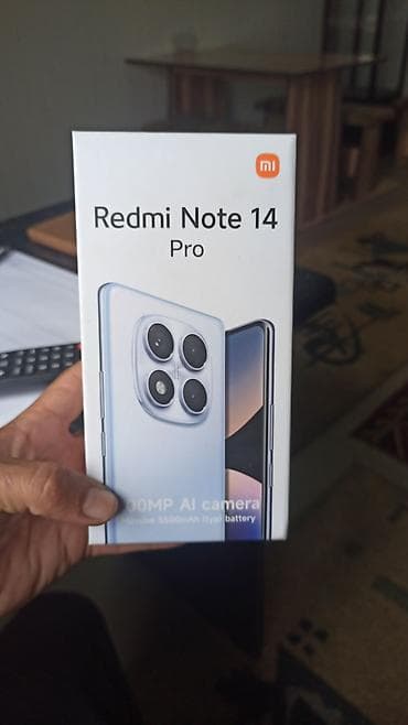 redmi 9 note: Redmi, Redmi Note 14 Pro, Новый, 256 ГБ, цвет - Голубой, 2 SIM — 1