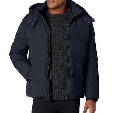 Киреге берилүүчү кийимдер: COLE HAAN. Пуховик на молнии с капюшоном.Прочная и теплая пуховая — 1