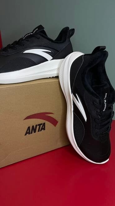 спортивное оборудование: Мужские кроссовки, 40.5, Anta, Новый, цвет - Черный, Бесплатная доставка — 3