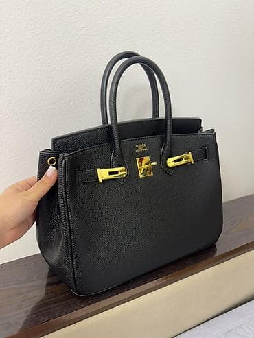 змеиная кожа питон страус крокодил скат: Сумка Hermes Birkin, черная, кожа Togo/крупнозернистая. - Фурнитура — 3
