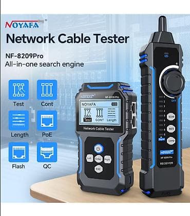 сеть для рыбы: Кабельный тестер NOYAFA NF‑8209 Pro Профессиональный — 1