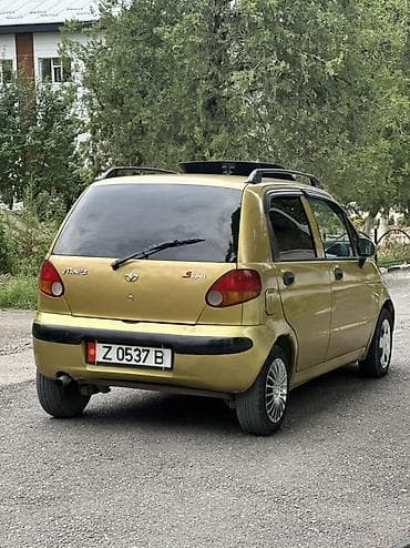 Унаа: Daewoo Matiz: 1998 г., 0.8 л, Кол менен иштөөчү, Бензин, Хетчбек — 4