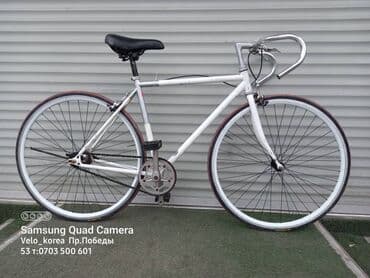 купить фикс в бишкеке: Городской велосипед, Tsunami, Рама L (172 - 185 см) — 15