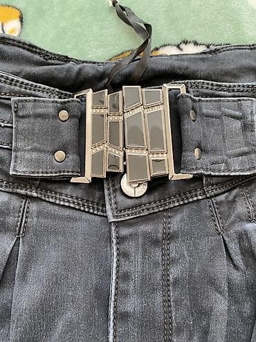 брюки с высокой посадкой мужские: Джинсы, Высокая талия — 2