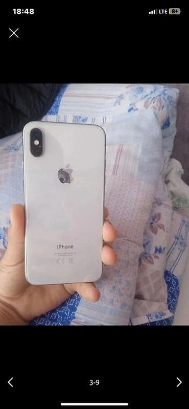 13 iphone pro max: IPhone X, Серебристый, Зарядное устройство, Защитное стекло, Чехол, 80 % — 3