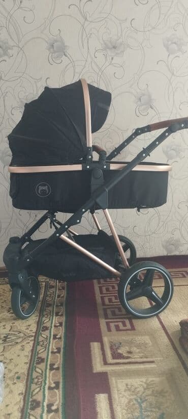 бутылка детская: Коляска, цвет - Черный, Б/у — 2