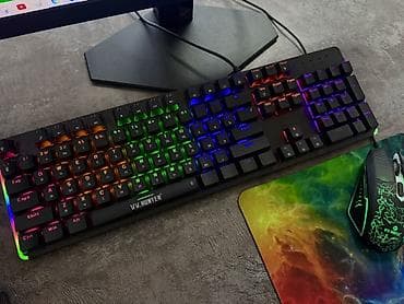 Игровой комплект V.V.Hunter: клавиатура + мышь -2000 сом -