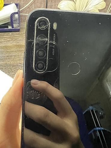 j 6: Redmi, Redmi Note 8, Б/у, 128 ГБ, цвет - Черный, 2 SIM — 4