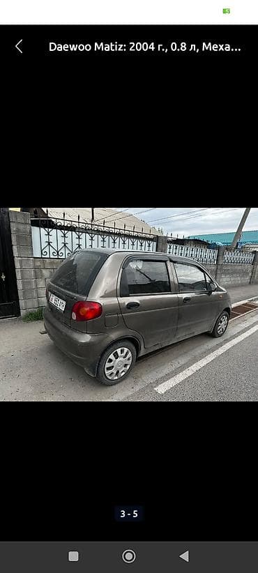 матиз 2 продаю: Daewoo Matiz: 2004 г., 0.8 л, Ручные, Хэтчбэк — 1