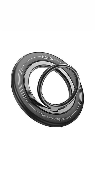 умные кольца: Держатель‑кольцо на смартфон Hoco (магнитный, совместим с MagSafe) - — 7