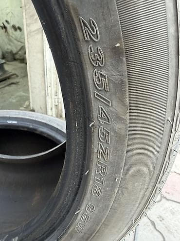Шины и диски: Шины 235 / 45 / R 18, Лето, Б/у, Комплект, Легковые, Корея, Roadstone — 4