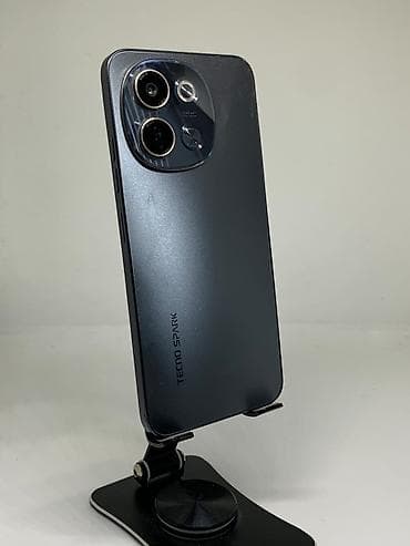 Tecno Spark 30 5G, Б/у, 128 ГБ, цвет - Черный, 2 SIM