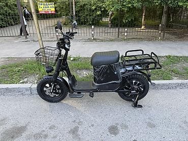 Электроскутер грузовой городской - Компактная рама с низкой посадкой