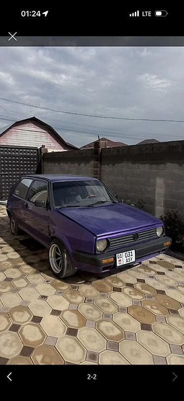 wolk: Volkswagen Golf: 1988 г., 1.5 л, Автомат, Бензин, Хэтчбэк — 2