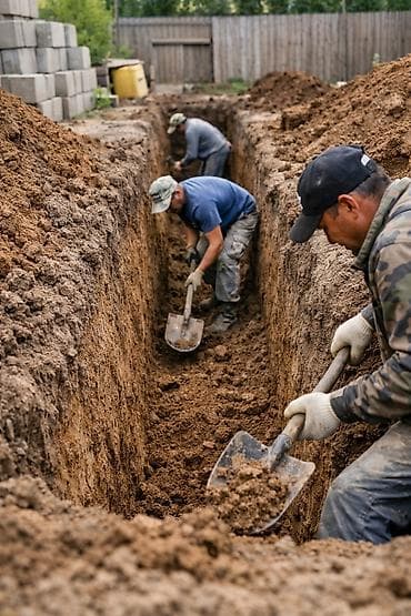 траншея казабыз: Канализация иштери | Канализация казуу 6 жылдан ашык тажрыйба — 1