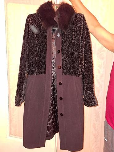 second hand: Пальто, Классика, Зима, Драп, По колено, M — 1