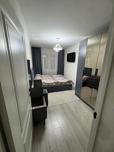 токмок прохладно: 3 комнаты, 60 м², 104 серия, 4 этаж, Косметический ремонт — 6