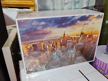 Копилка-касса с панорамным изображением города (закат над at lalafo.kg Копилка-касса с панорамным изображением города (закат над