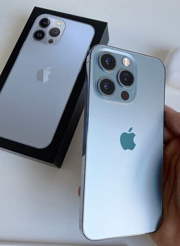 IPhone 13 Pro, Б/у, 256 ГБ, Sierra Blue, Коробка
