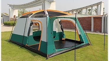 Спорт и отдых: Палатка название: двухслойная палатка размер: ?200см. Машина: 210т — 2