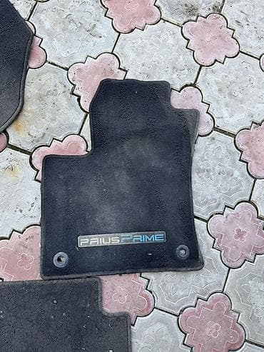 Инструменты для авто: Родные Ворсовые Полики Для салона Toyota, цвет - Черный — 3