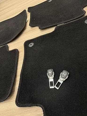полики аванте: Родные Ворсовые Полики Для салона Hyundai, цвет - Черный, Новый — 3