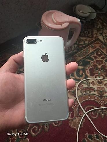 IPhone 7 Plus, 256 ГБ, Күмүш, 100 %