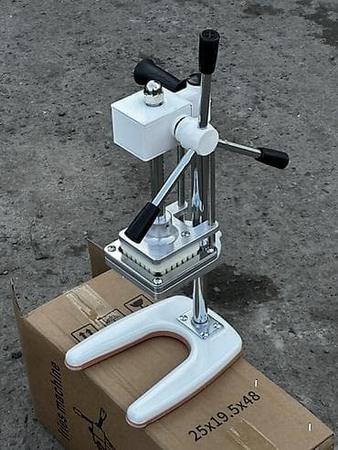 сетка для фри: Ручной рычажный пресс‑машина для нарезки картофеля фри Описание: - — 3