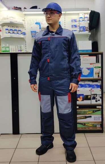 форма для охраны купить: Фаворит серо-красный с полукомбинезоном Магазин DEFENDER График — 1