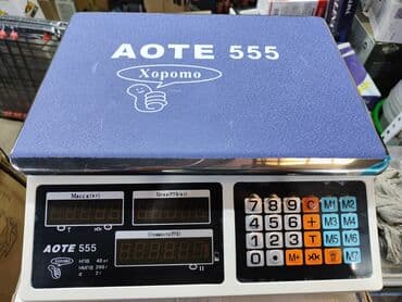 электронные напольные весы б у: Весы торговые AOTE-555. 200г - 40кг Размещение настольное Бренд — 1