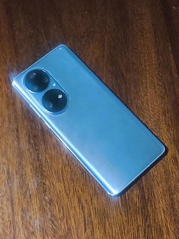 Huawei P50 Pro, Б/у, 128 ГБ, цвет - Синий, 1 SIM, 2 SIM, eSIM