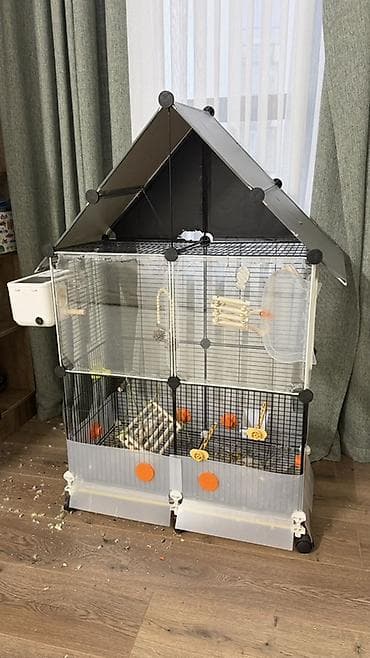 chi su: Большая модульная клетка-дом для птиц - Вертикальная конструкция с — 2