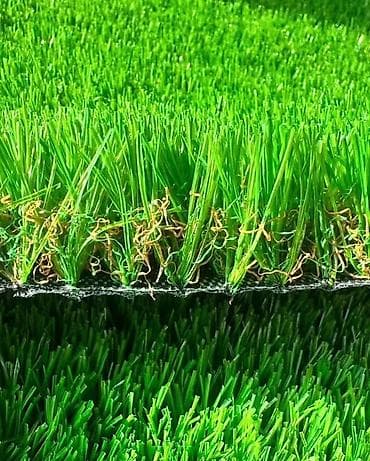 Искусственная трава (газон в рулонах) - Реалистичная многотональная