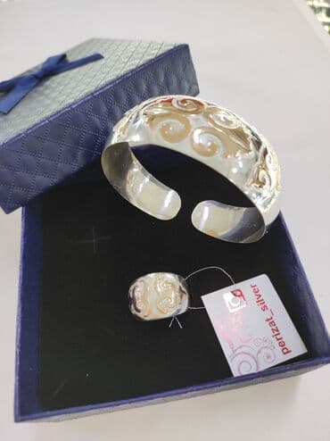 свадебные платья от производителя: Серебряный Комплект Билерик+ кольцо (Браслет) Серебро + золото 925/ — 2