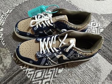 Мырзалардын бут кийими: Nike SB Dunk Low “Travis Scott” (бандана/пейсли) - Размер: US 9.5 / — 3