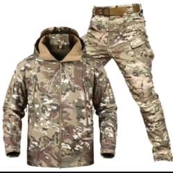 tech fleese: Тактический костюм (куртка + брюки) - Материал: плотный софтшелл с — 4