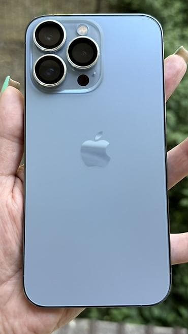 fly sky: IPhone 13 Pro, Б/у, 512 ГБ, Sierra Blue, Зарядное устройство, Защитное стекло, Чехол, 84 % — 5