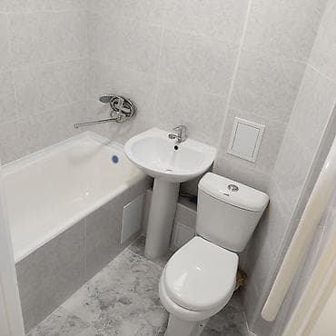 hostel osh: 2 комнаты, 43 м², 104 серия, 1 этаж, Евроремонт — 6